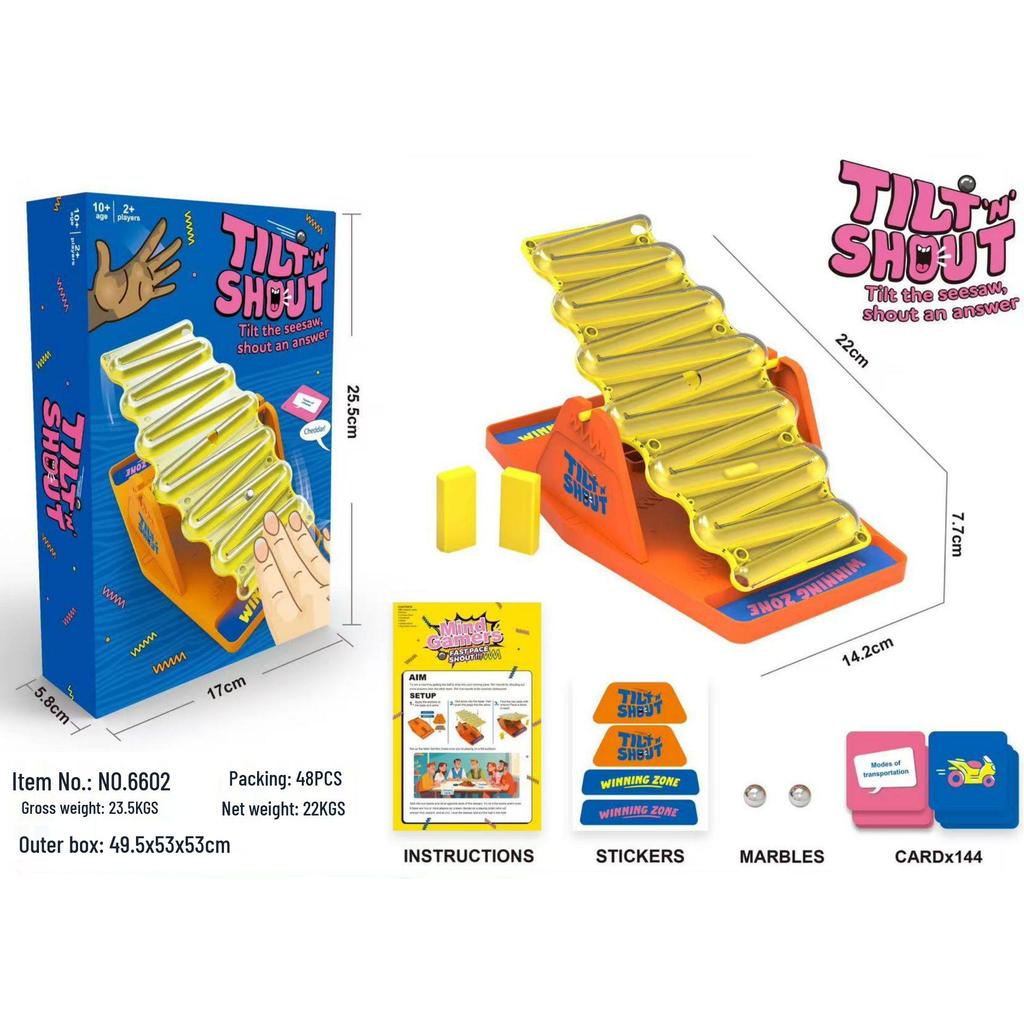 Tilt 'n Shout Teeter-Totter Quiz Game