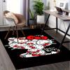1 шт. Sanrio Hello Kitty Ковер для офиса с принтом русалки Прямоугольный коврик под стол, Идеальный декор для гостиной, спальни, кухни, Нескользящий пол