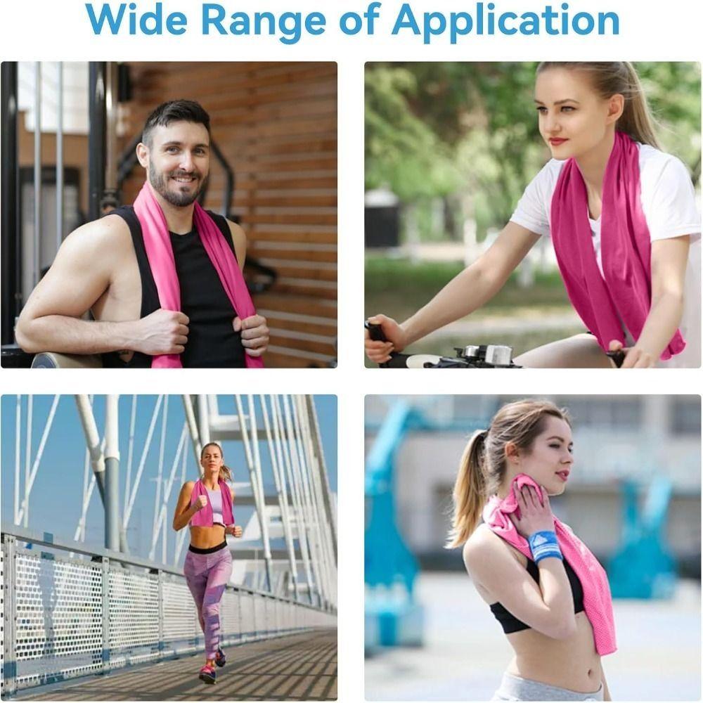 Breathable Ice Wipes Quick Drying Microfiber Towels New Cooling Towel Outdoor Sports