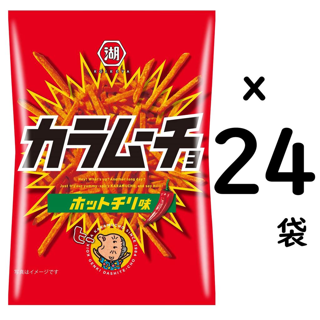 Пакетик-стик Koikeya Columnoucho со вкусом острого перца чили 33 г x 24 пакетика