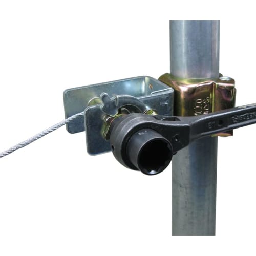 [20 Pieces Per Case] Tension Clamp, Compact Wire Tensioner, Compatible with 48.6 and 42.7 Single Pipe Clamps, Malsa. *For Corporate Customers Only.