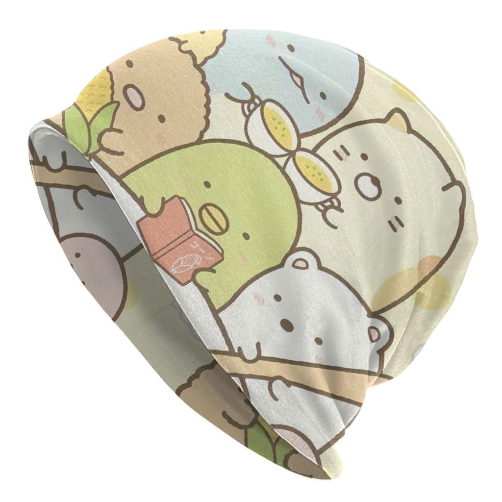 Унисекс Зимняя Теплая Шапка-Бини Мужская Вязаные Шапки Модные Sumikko Gurashi Японский Мультфильм Шапка-Бини Аниме Игра Шапки-Бини Для