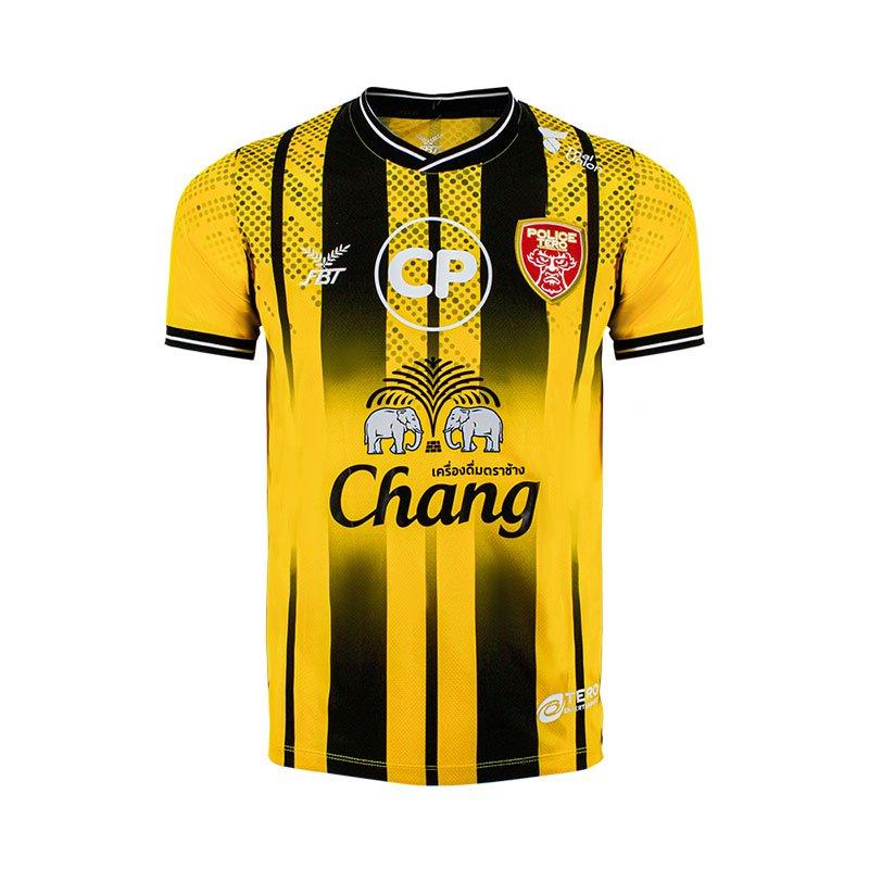 Мужская футбольная рубашка из Таиланда, футбольного клуба AFC, полиэстеровая рубашка с принтом, коротким рукавом, круглым вырезом, быстросохнущая FBT Police Tero, 6 стилей