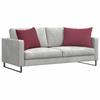 Sofa Cushions 2 pcs Burgundy 70 x 50 cm Fabric