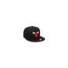 Casquette - New Era - 9fifty Chicago Bulls - Noir - Visière Plate - Snapback