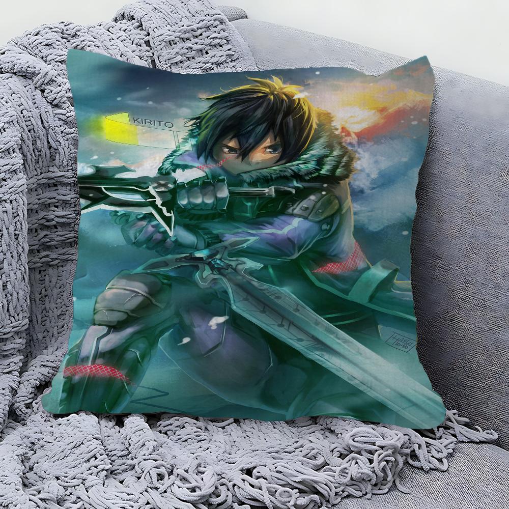 Чехол для подушки Sword Art Online с кленовым дизайном Счастливый Осенний Урожай Декор Праздничный Декораци Чехол на Подушку