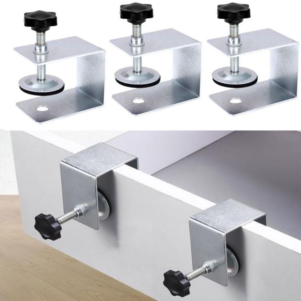 2 Pcs Adjustable Drawer Installation Fixing Clip  Installating Drawer and Panel