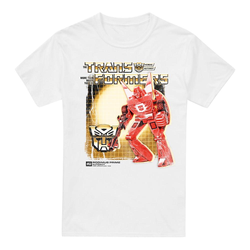 Transformers Mens Rodimus Prime Box 40th T-Shirt