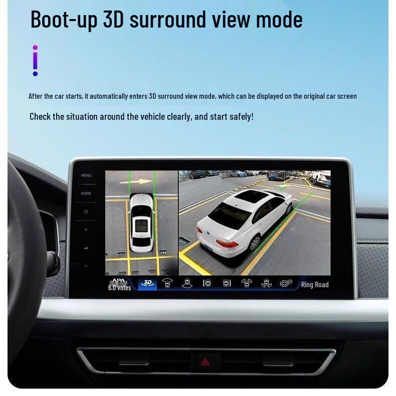 360° панорамная камера для Toyota Levin, Fenglanda, Weilanda и Corolla Ruifang с 3D-декодированием