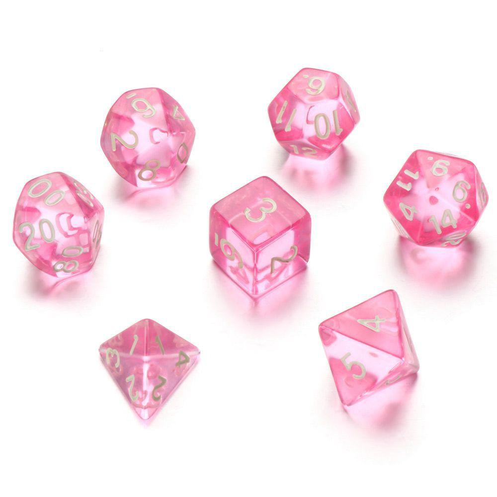 7 шт./лот, многогранные игральные кости из смолы D&D D4 D6 D8 D10 D% D12 D20, многогранные игральные кости TRPG, настольные игры