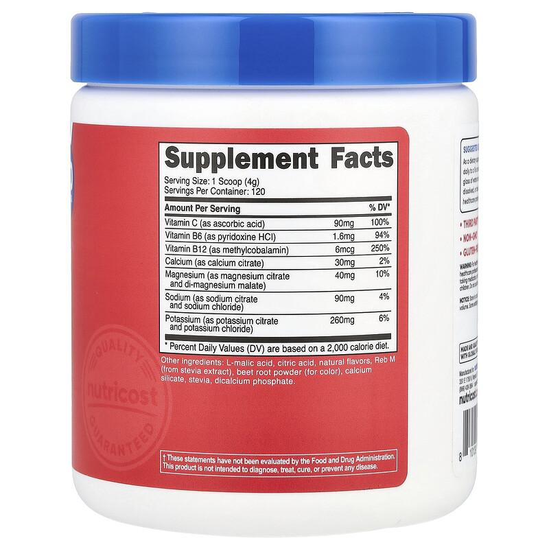 Electrolytes, Advanced Hydration Complex, Fruit Punch, 1 lb (468 g)
