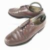 70s-80s Vintage Canada Made/JARMAN/Leather U-Tip Goodyear Welt Shoes/7/25.0/Brown/Dress(USED)