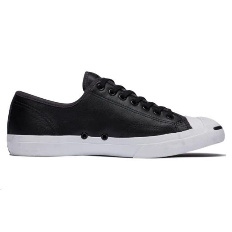 Converse Jack Purcell Low 'Черно-белая кожа' 161639C