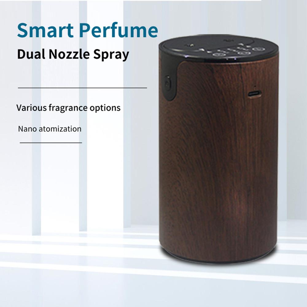 Essential Oil Diffuser for Home Quiet Smart Auto Aroma Diffuser Dual Nozzle Anti-Leakage 20ML Small
