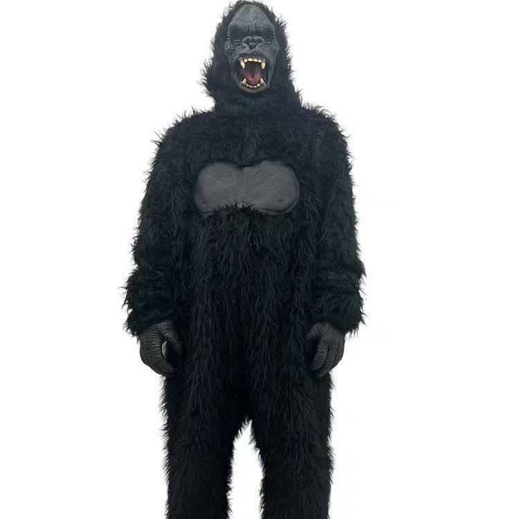 Шимпанзе Конг Кинг Фэнси Косплей Хэллоуин Сцена Вечеринка Костюм Животное