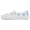 Kith X Vault OG Classic Slip-On LX Feathers Unisex Sneakers White Blue VN0A45JK6BW