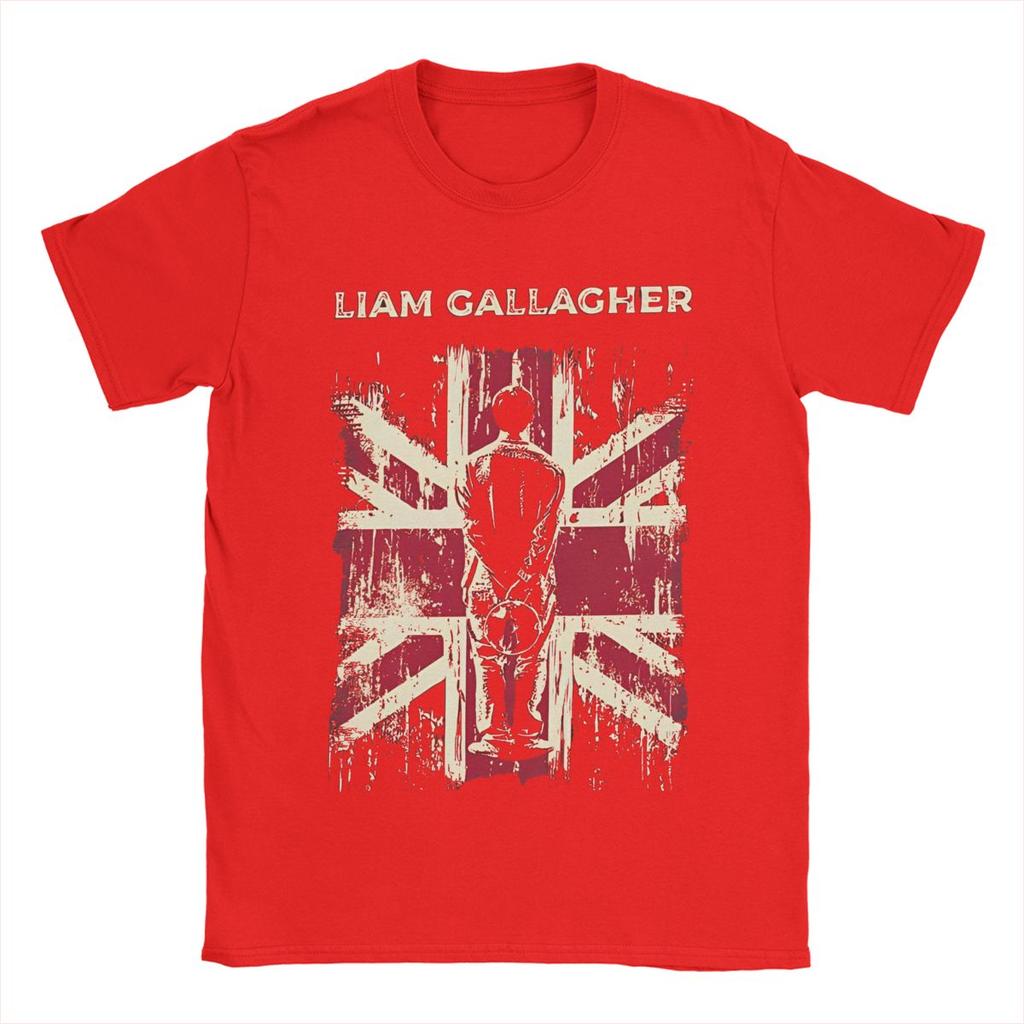 Men Women's Vintage Liam Gallagher Band Singer Graphic Printed Tee Shirt Apparel Vintage Cotton T Shirts Tee Clothing Summer