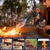 Пропановая горелка с предохранителем, регулируемым пламенем, горелка для костра для барбекю на открытом воздухе и выжигания сорняков, поджигатель угля (Нет бака)