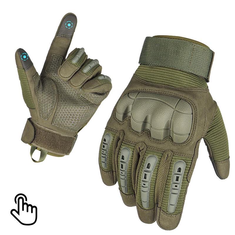 Li Shi Men's Tactical Full Finger Touchscreen Gloves