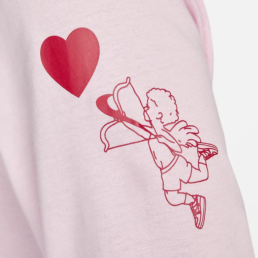 Nike Спортивная мужская футболка с длинным рукавом Розовая FV3994-663