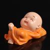 DIY Mini Buddha Figurine Cute Small Monk Sculpture Buddha Ornaments  Car Decoration