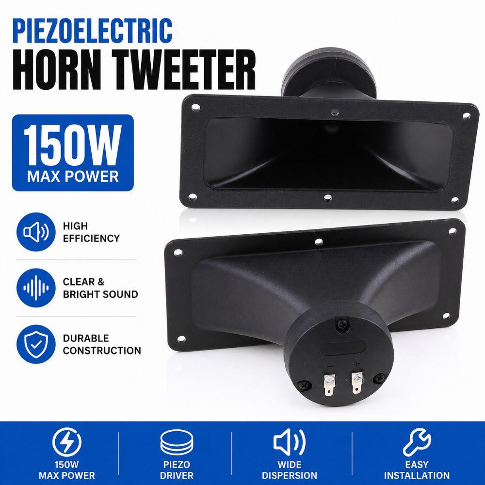 Dual Drive Piezoelectric Tweeter 150W Audio Speaker New Loudspeaker
