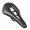 GORIX Saddle Bicycle Road Bike Short Nose Short Saddle Perforated Lightweight Shock Absorption Bicycle Saddle Replacement Stylish Black Cross Gravel