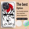 Nine-tailed fox art fashion design Phone Case For iPhone 16 15 14 13 12 11 Plus Pro Max High-end Luxury Magsafe Sheepskin