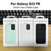 Samsung Официальный чехол-кошелек Smart View для Samsung Galaxy S23 FE, защитный чехол для телефона Smart View