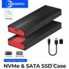 Корпус M.2 NVMe SSD, 10 Гбит/с PCIe SSD, внешний корпус для жесткого диска, диск NGFF SATA SSD, бесплатный адаптер M.2 SSD, жесткий диск для ПК, ноутбука