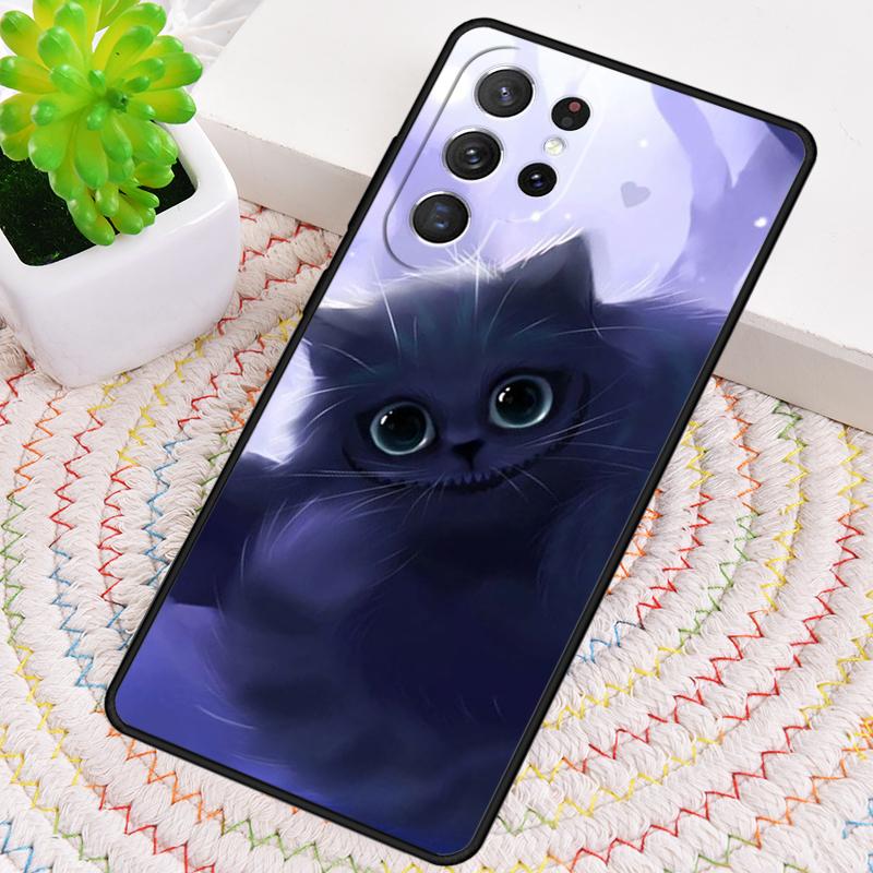 Милые Животные Кошки Рисунок Чехол для Телефона для Samsung Galaxy note 10 pro S26 Ultra S23 S24 FE S25 S21 S22 PLUS Ударопрочный Чехол