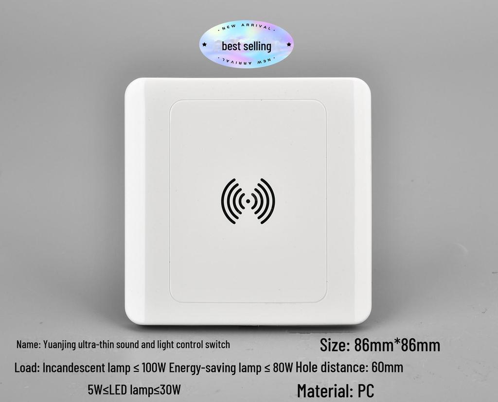 Панель управления скрытым светодиодным освещением коридора 86-го типа с голосовым управлением и задержкой звука и света