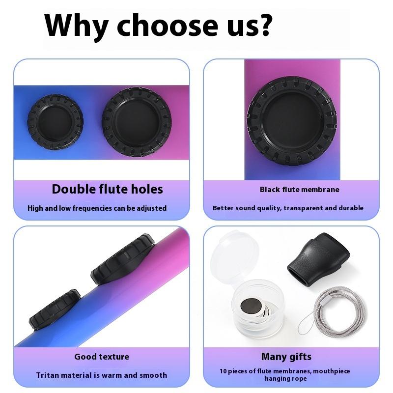 A New Type of Flute Will Beep If You Don't Learn It. Professional Deck Flute Instrument Zuka Flute