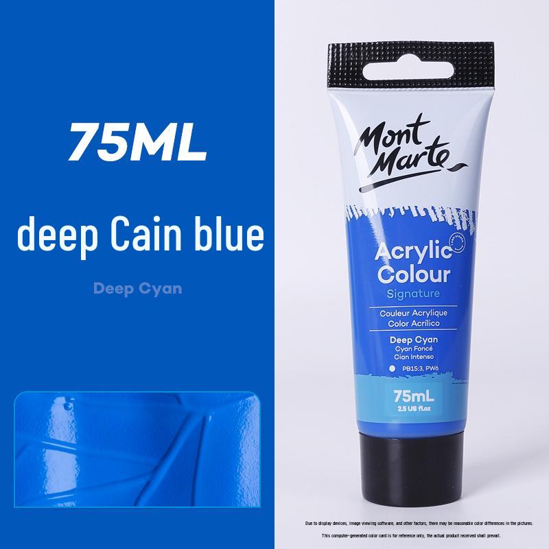 Montmartre 75ml Waterproof Non-Fading Acrylic Paint Set: Perfect for Children’s Textiles and Art Projects, Sunscreen Formula