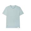 White Series Simple Versatile Casual Fashion Short Sleeve T-Shirt Men Tops Cloud-Gray-Green F11M513104F