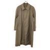 Made In the UK Stainless Collar Coat Beige Fly Button Men's Used