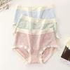 Underwear Women's Cotton Anti-bacterial Mulberry Silk Bottom Mid-waist Seamless Briefs