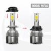 X AUTOHAUX 9006 HB4 LED Headlight Adapter Base Bulb Socket Retainer Holder Universal Car Black 2pcs
