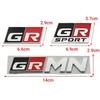 Автомобильная задняя эмблема-наклейка для Toyota GR Sport MN Hiace Estima Hilux Rav4 Supra Camry Crown CHR Avalon Внешние аксессуары