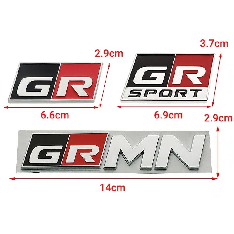 Автомобильная задняя эмблема-наклейка для Toyota GR Sport MN Hiace Estima Hilux Rav4 Supra Camry Crown CHR Avalon Внешние аксессуары
