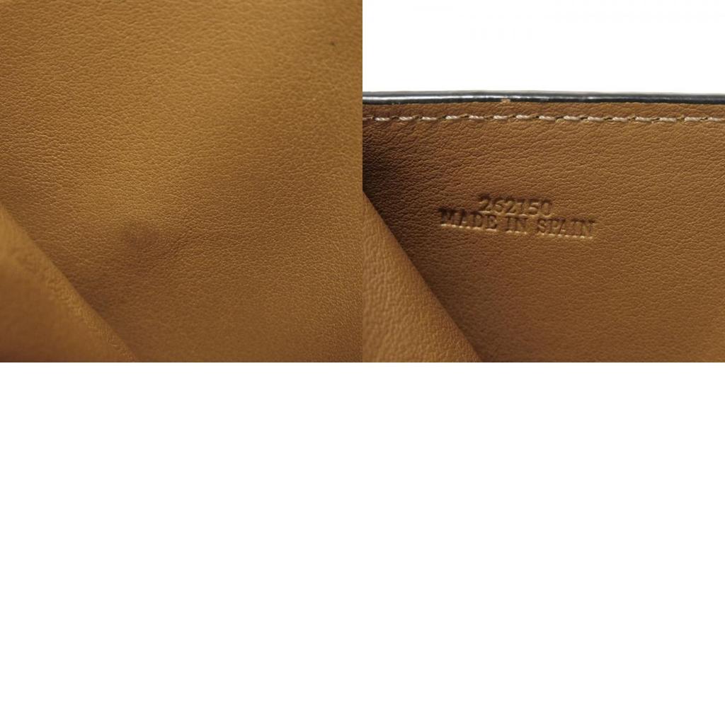 Used 12695 Trifold Wallet C660TR2X03 7942 Pastel Marble Green Ash Gray Brown Anagram Unisex from Japan AUTHENTIC