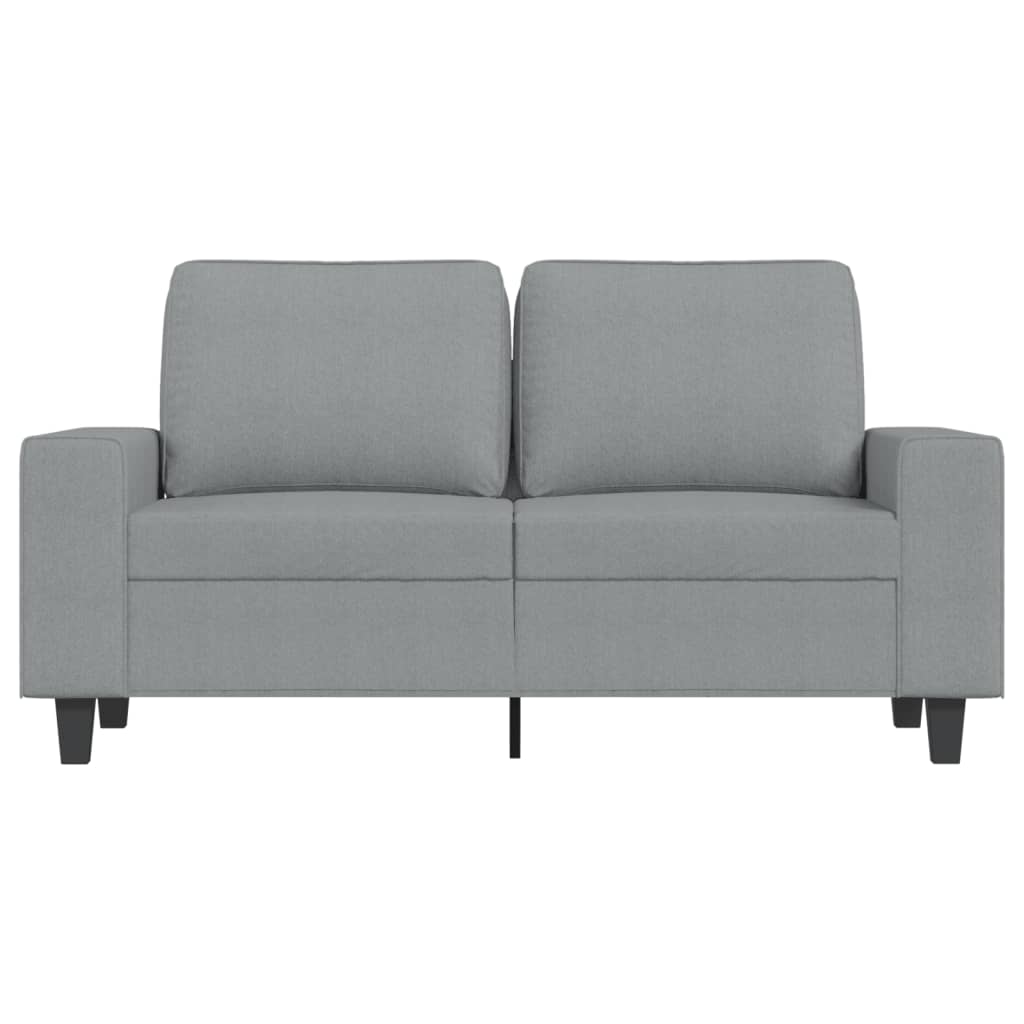 Vidaxl Sofa 2-Osobowa, Jasnoszara, 120 Cm, Tapicerowana Tkaniną