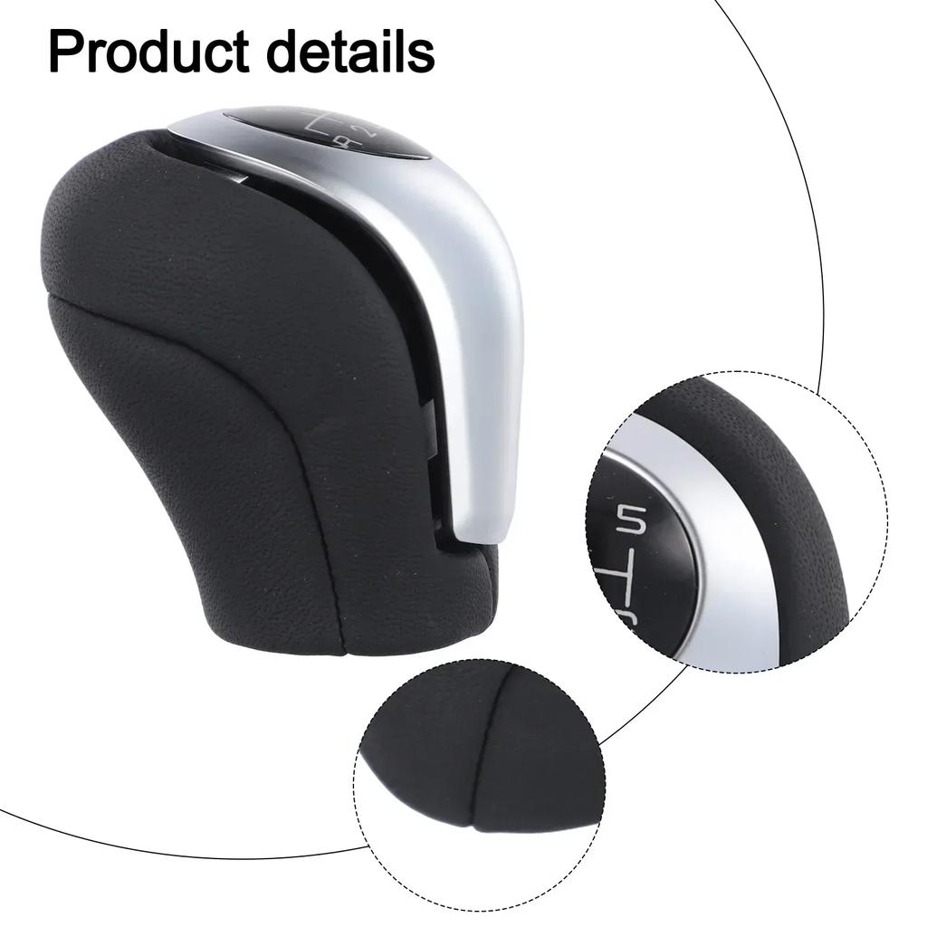 6-ступенчатая ручка переключения передач, ручная кожаная головка рычага переключения передач для Mercedes, для Vito W447, часть стержня ручки переключения передач, автомобильные аксессуары