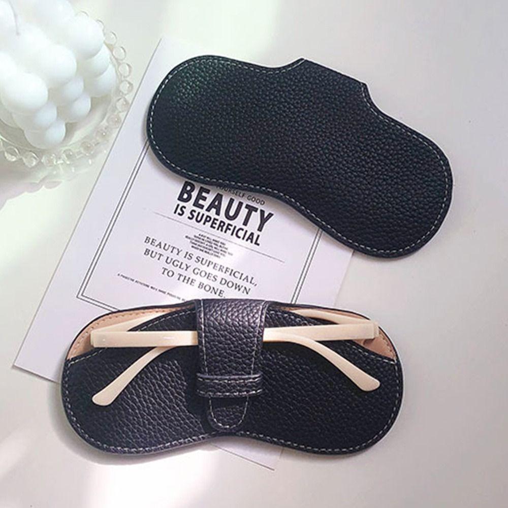 Защитный чехол для очков из искусственной кожи с защитой от давления, чехол для очков, сумка для хранения солнцезащитных очков