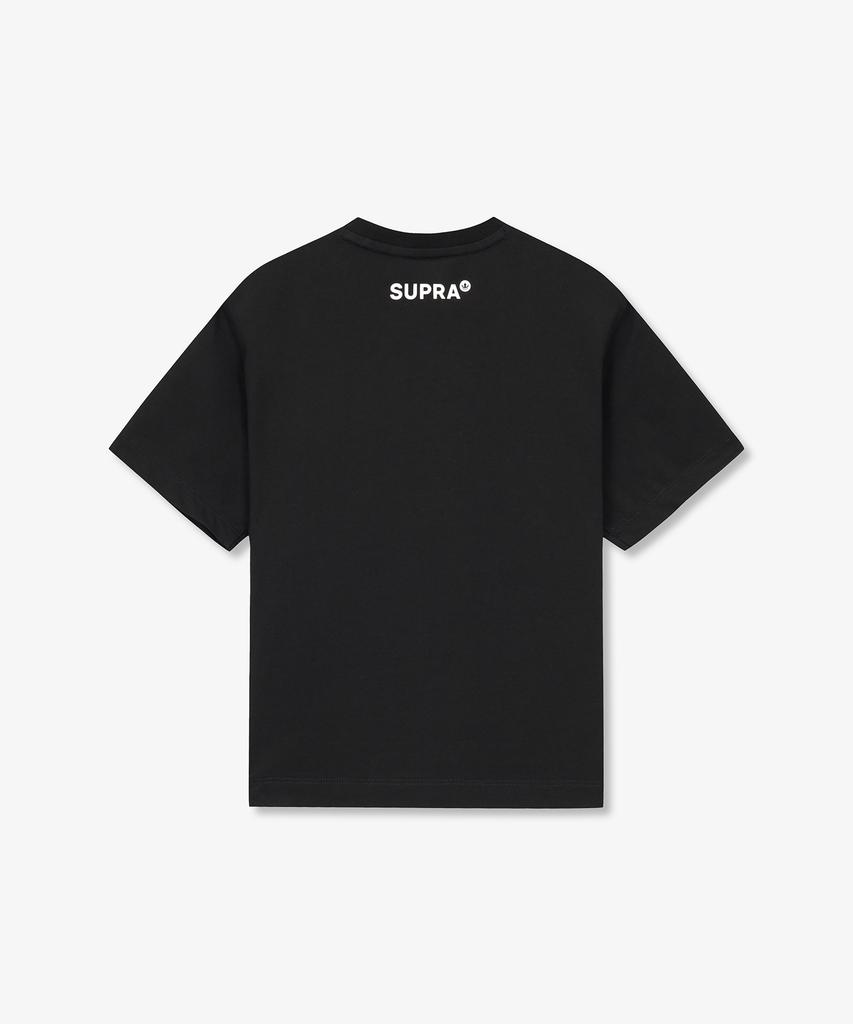 Женская футболка SUPRA с градиентом, короткий рукав (черный)