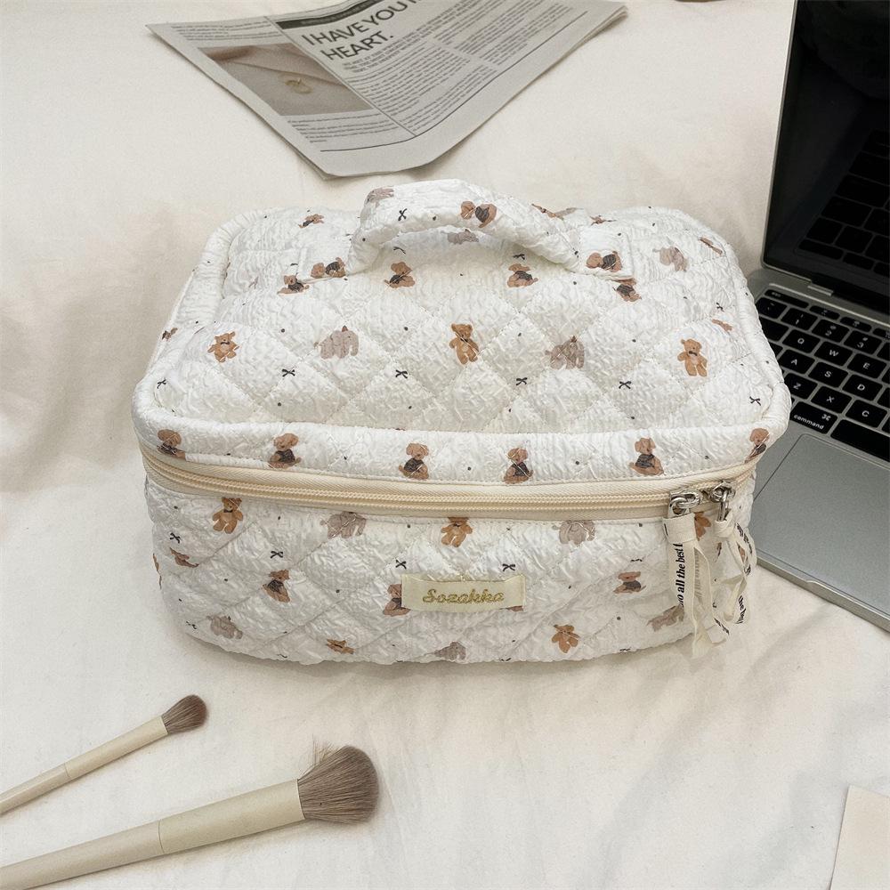 Large Capacity Cute Cartoon Cosmetic Travel Bag for Women