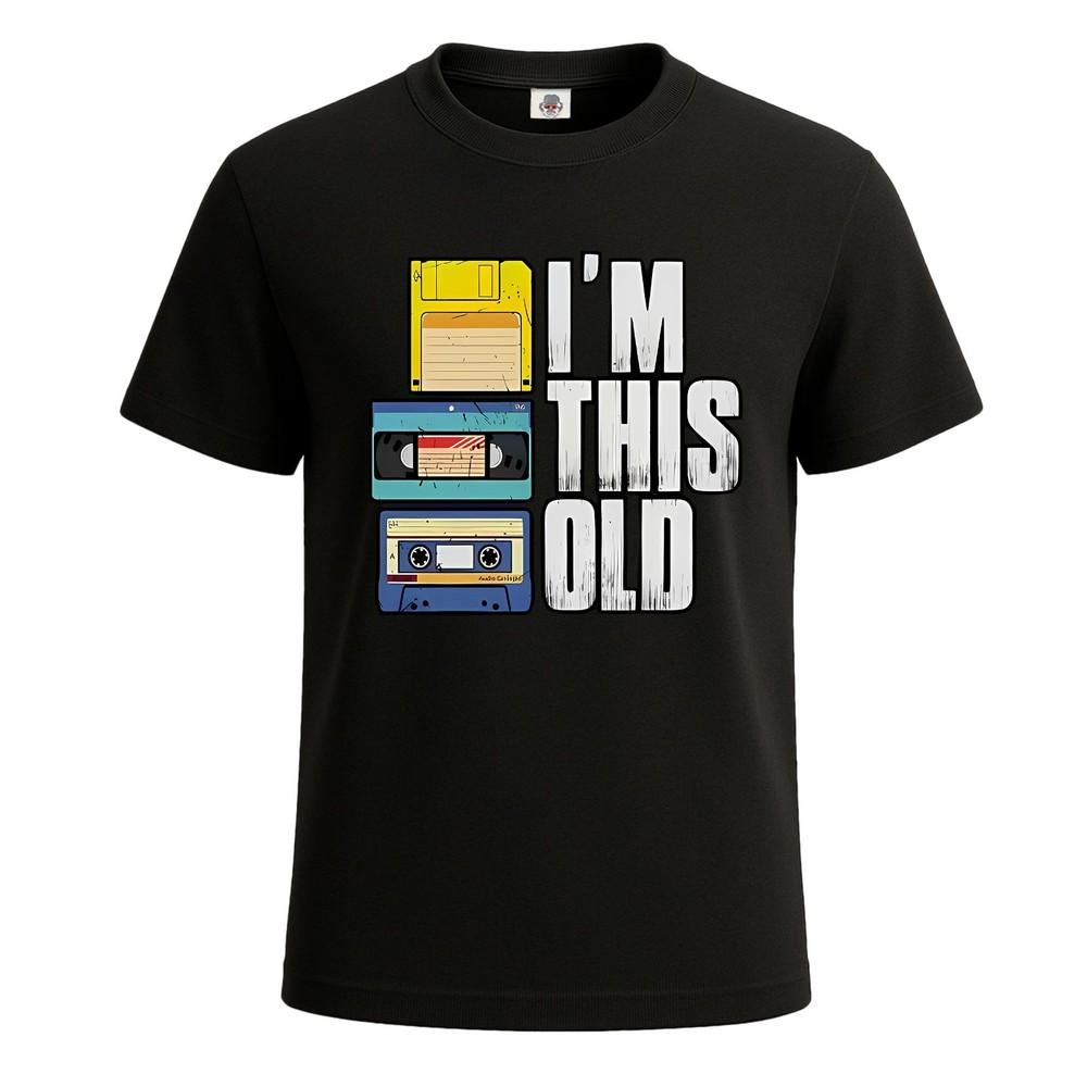 I#039;m This Old Retro Vintage TShirt Mens Novelty Funny Gift Party Tee Top Unisex T-Shirt