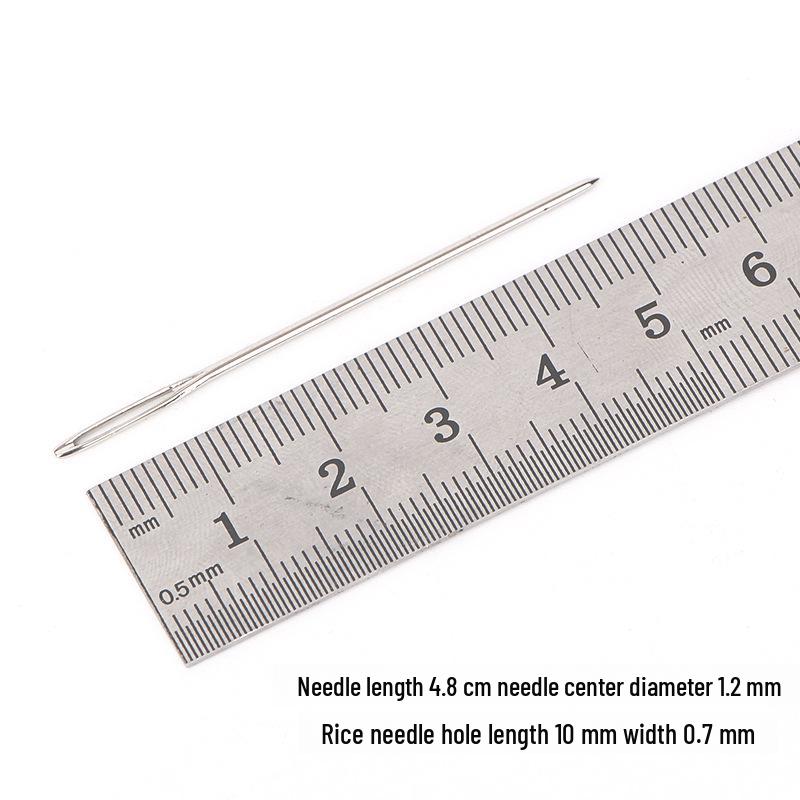 Набор тупых игл с большим ушком для свитера, вышивки лентами и вязания