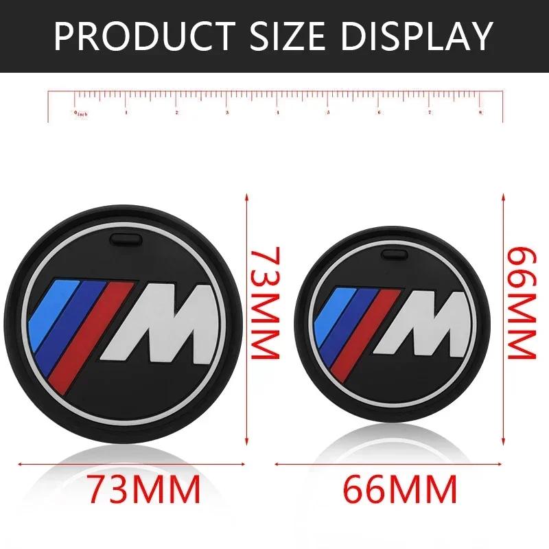 BAAI1 Car Sticker 2026 1Pcs Car Waterproof Coaster Non Slip Water Cup Pad Mat For BMW X1 X2 X3 X5 X4 X6 X7 G30 G20 G32 G11 G12 F40 F30
