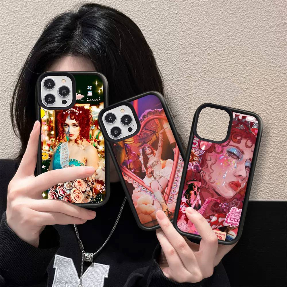 Чехол для телефона Singer C-Chappell R-Roan Беспроводная зарядка PC+TPU Для iPhone 11 12 13 14 15 16 17 Pro Max Plus